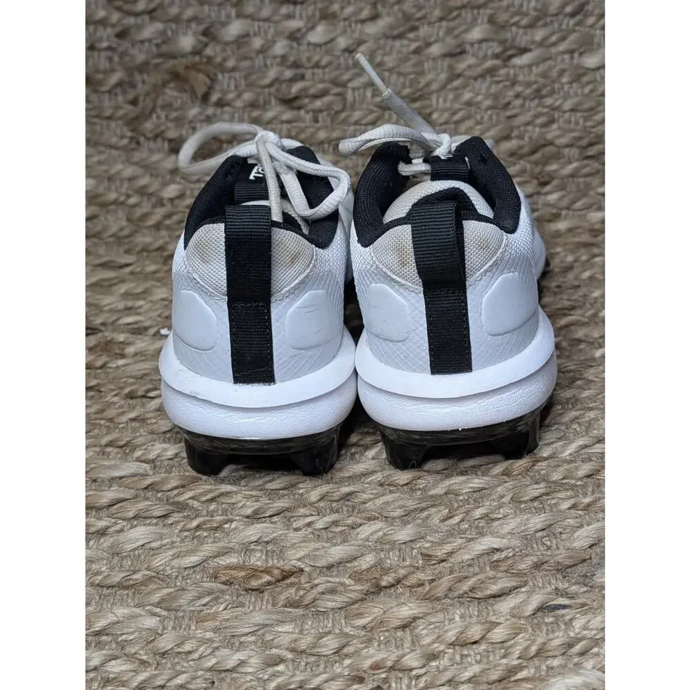 Nike Force Trout 9 Pro MCS Baseball Cleats White Black Boys Size 4.5 Y